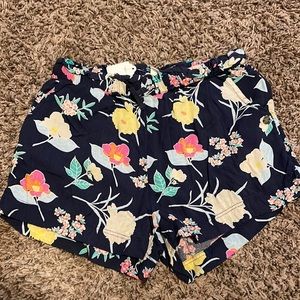 NWOT Roxy Girls Mood Indigo Rainbow Shower Shorts